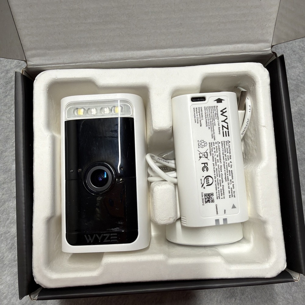 Wyze Battery Cam Pro 2k HDR Wireless Outdoor/Indoor Security Camera White - Picture 5 of 6